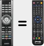 Replacement remote control for SUN001