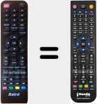 Replacement remote control for T14603BC