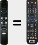 Replacement remote control for 06-IRPT45-MRCHF802