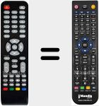Replacement remote control for TQL32R4PR007