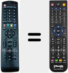 Replacement remote control for REMCON024