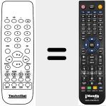 Replacement remote control for REMCON549