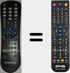 Replacement remote control for RC1055 (20351504)