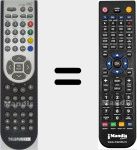Replacement remote control for RC1900 (20433727)