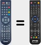 Replacement remote control for Tokai001