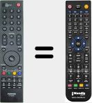 Replacement remote control for CT-90307 (75011184)