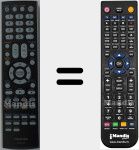Replacement remote control for SE-R0329 (AE016562)
