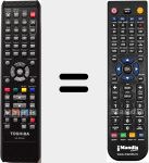 Replacement remote control for SE-R0345 (79104485)