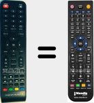 Replacement remote control for TRS001