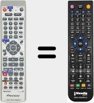 Replacement remote control for VXX2889