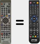 Replacement remote control for VXX2969