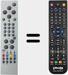 Replacement remote control for RC 1543 (08001013)