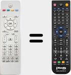 Replacement remote control for RC1205 (20505372)