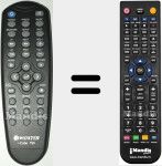 Replacement remote control for ICube790