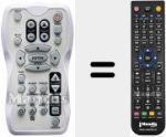 Replacement remote control for YT-110