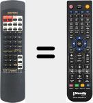 Replacement remote control for RC4200PM (ZK350W0010)