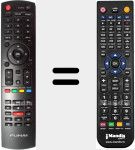 Replacement remote control for NH 200 UD T2-3