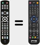 Replacement remote control for HTR-8