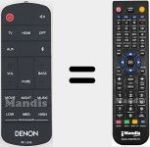 Replacement remote control for RC-1245 (919307102600S)