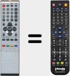 Replacement remote control for 076R0MZ020