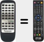 Replacement remote control for EUR645401