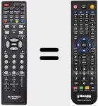 Replacement remote control for TL-X1953D-NV