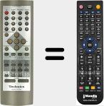 Replacement remote control for RAK-EHA28WH