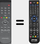 Replacement remote control for RCU610