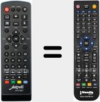 Replacement remote control for 011122T
