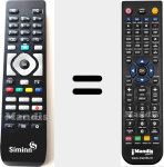 Replacement remote control for SIM001