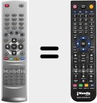Replacement remote control for RG405 PVRS1