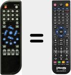 Replacement remote control for AHB2296