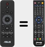 Replacement remote control for OPLAY MINI V2