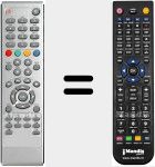 Replacement remote control for AWS2651