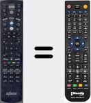 Replacement remote control for AZBOX001
