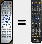 Replacement remote control for REMCON353