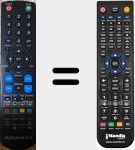 Replacement remote control for M-19WeWDCR