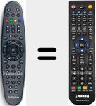 Replacement remote control for A130M