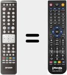 Replacement remote control for Titan1010HDTV