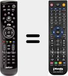 Replacement remote control for Aston001