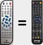 Replacement remote control for MCD-82