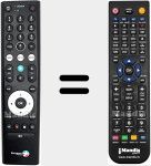 Replacement remote control for BBOX