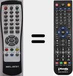 Replacement remote control for BST1007