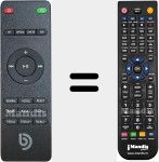 Replacement remote control for Odine I