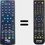 Replacement remote control for CIGNO HD DTT + SAT
