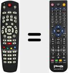 Replacement remote control for DRHD001