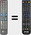 Replacement remote control for DIGI004