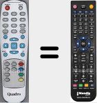 Replacement remote control for DR-8055