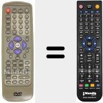 Replacement remote control for REMCON564