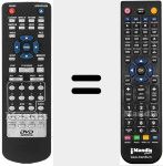 Replacement remote control for REMCON613